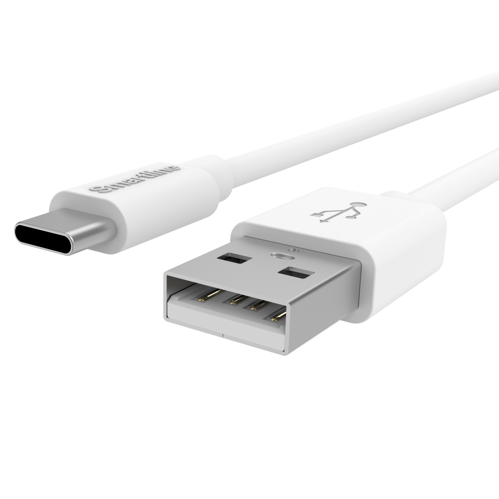 Câble USB-A vers USB-C 3 mètres Blanc