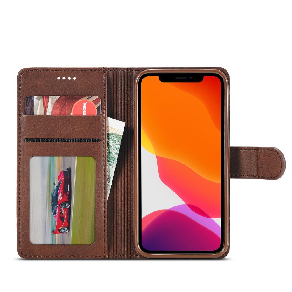 Étui portefeuille iPhone 12/12 Pro Marron