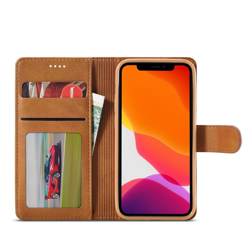 Étui portefeuille iPhone 12/12 Pro Marron