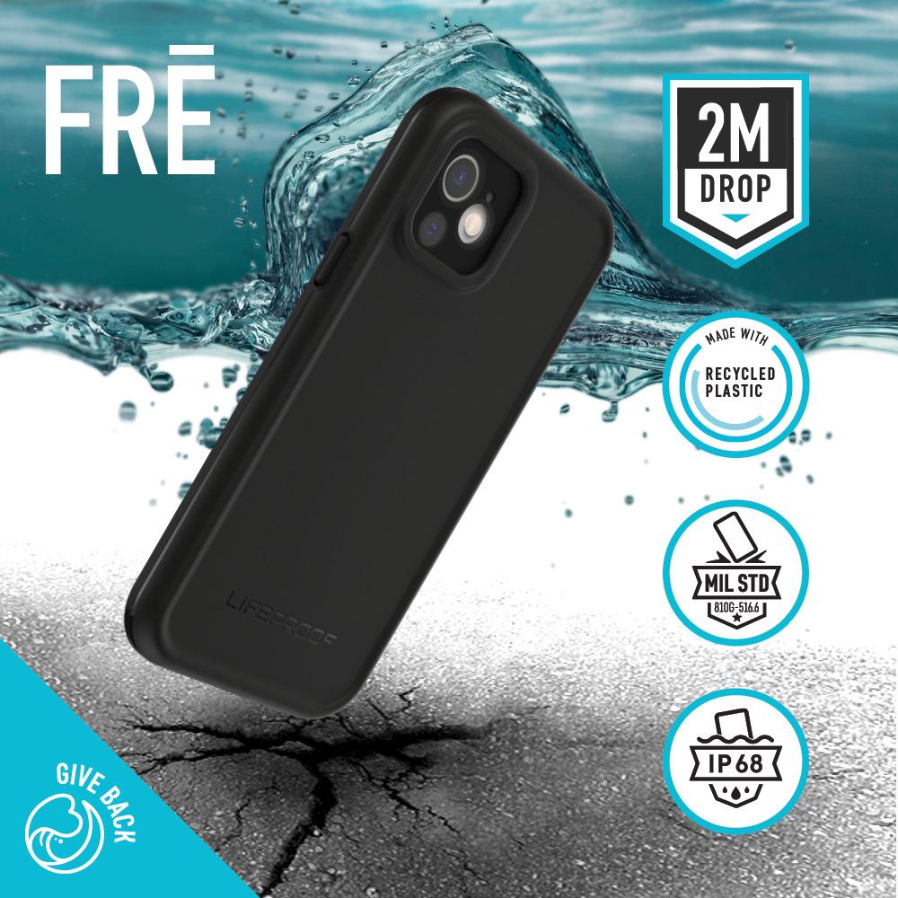 Coque FRE iPhone 12, noir