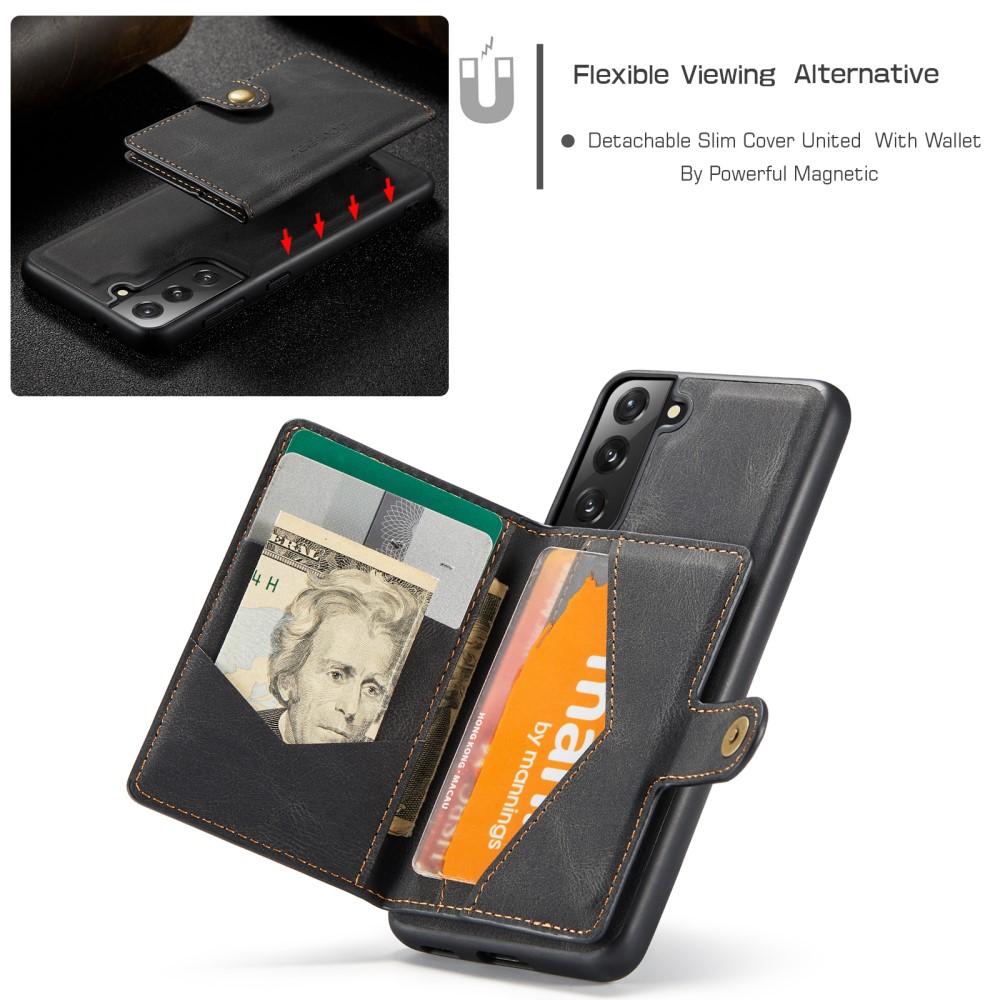 Coque Magnetic Wallet Card Case Samsung Galaxy S21 Black