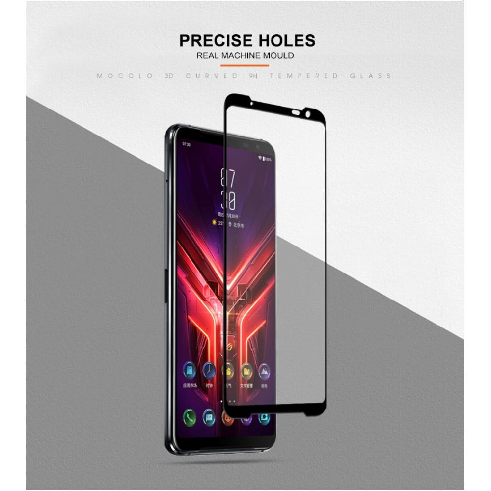 Verre trempé à couverture complète Asus ROG Phone 3 Noir