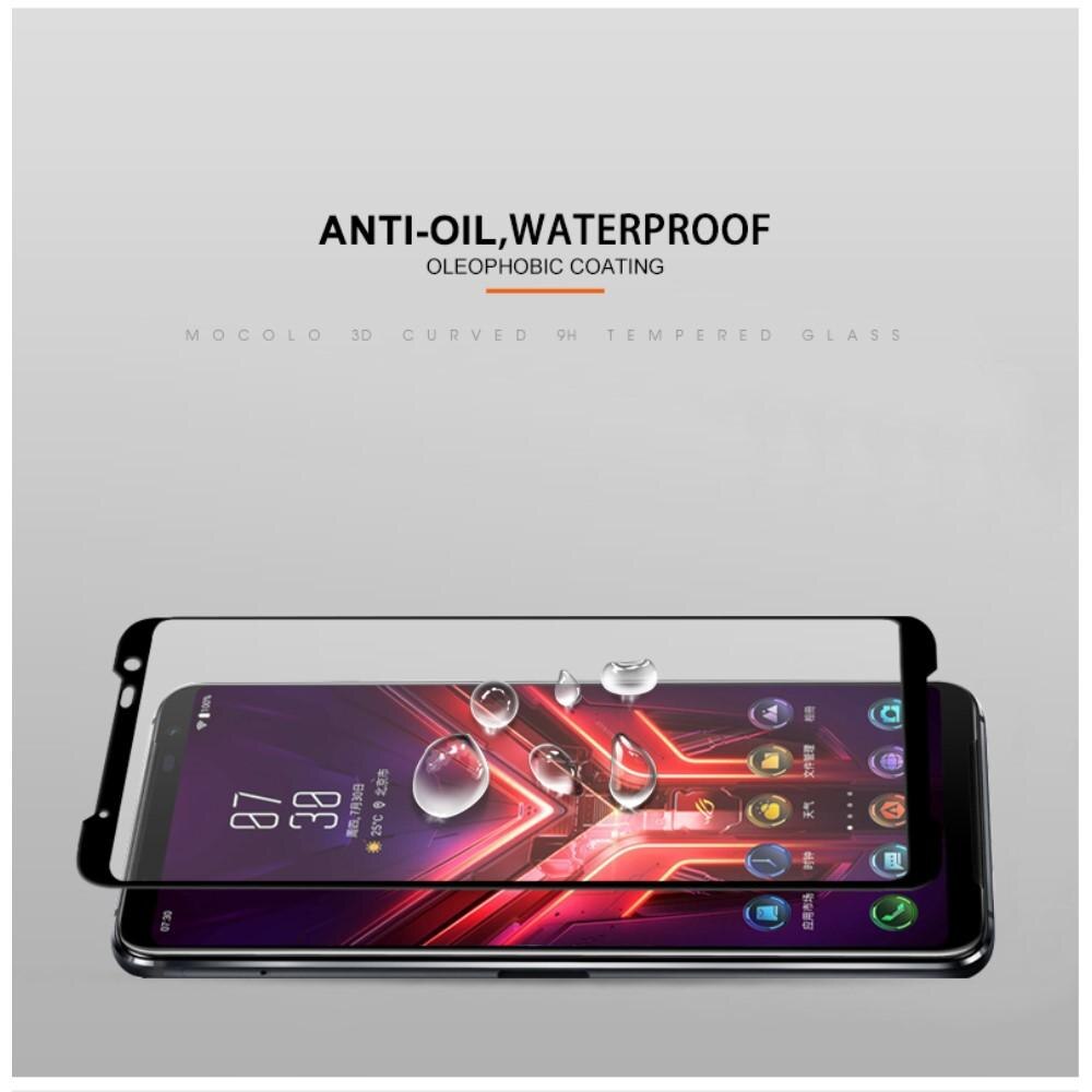 Verre trempé à couverture complète Asus ROG Phone 3 Noir