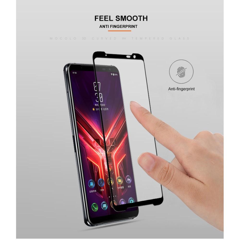 Verre trempé à couverture complète Asus ROG Phone 3 Noir