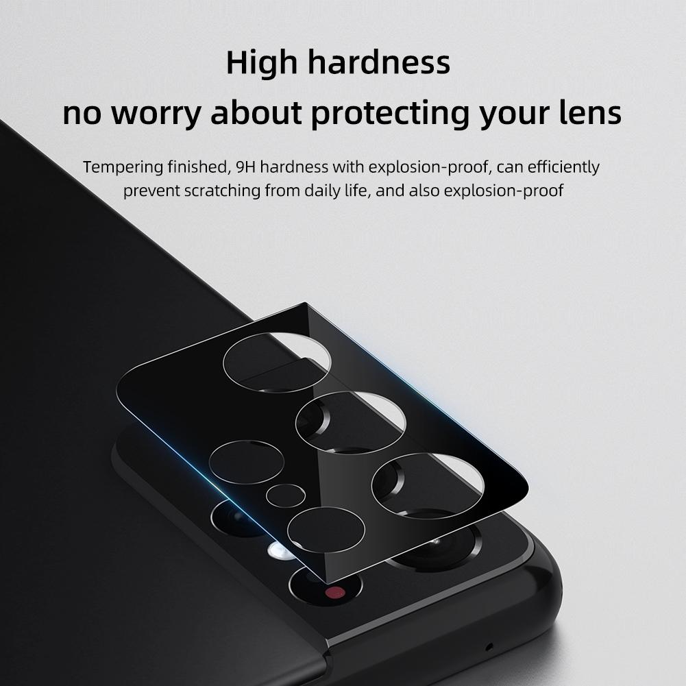 0.22mm InvisiFilm Caméra Protecteur (2 pièces) Samsung Galaxy S21 Ultra Noir