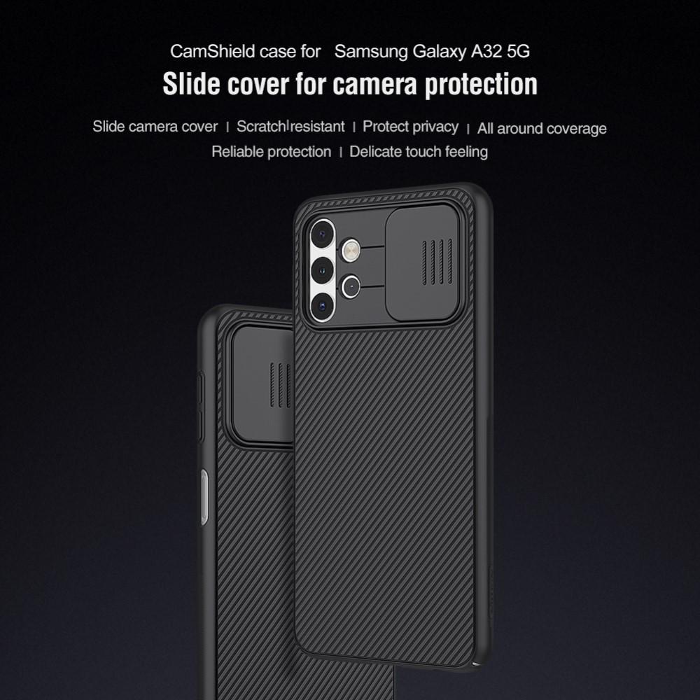 Coque CamShield Samsung Galaxy A32 5G, Noir