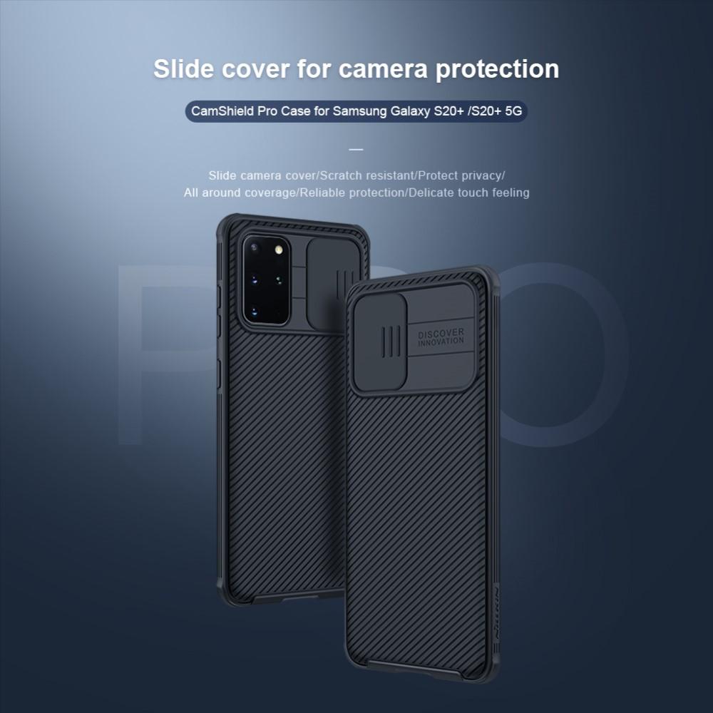 Coque CamShield Samsung Galaxy S20 Plus, Noir