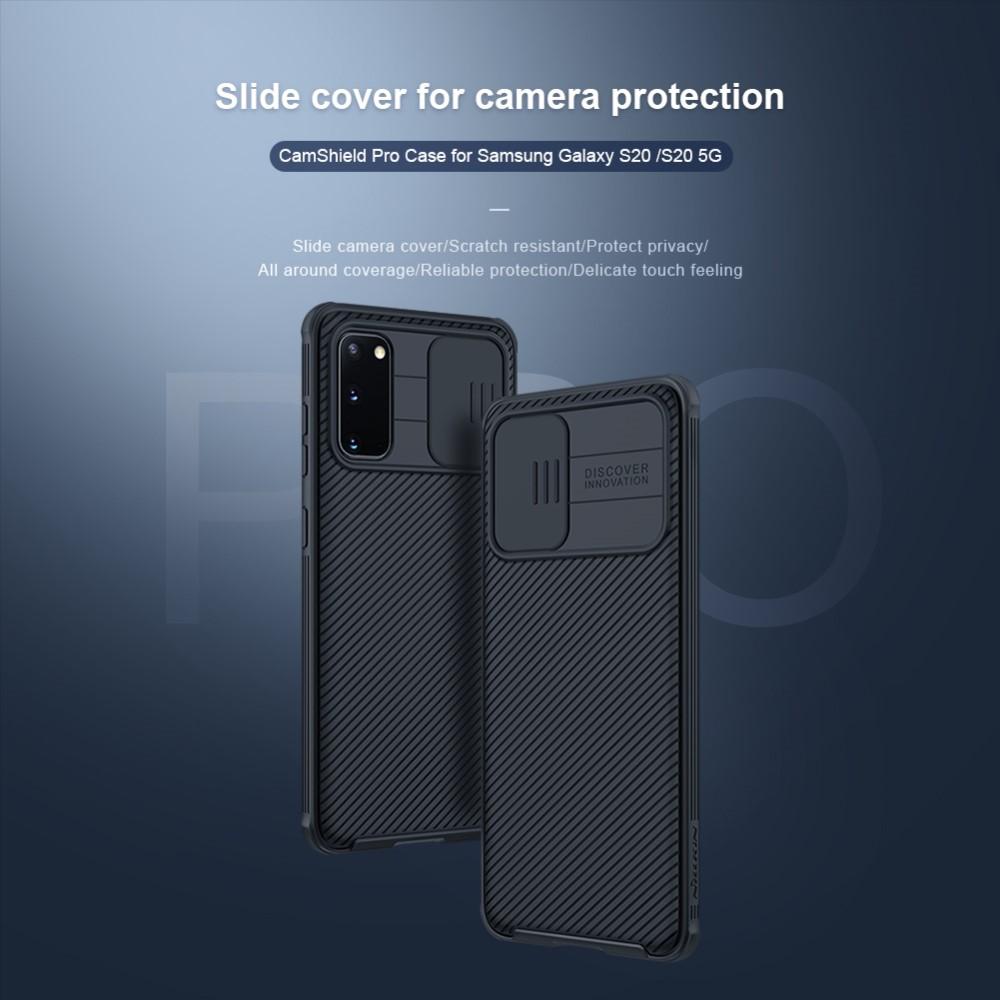 Coque CamShield Samsung Galaxy S20, Noir