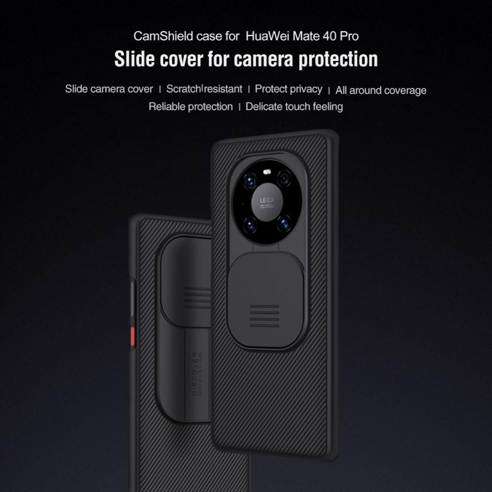 Coque CamShield Huawei Mate 40 Pro, Noir