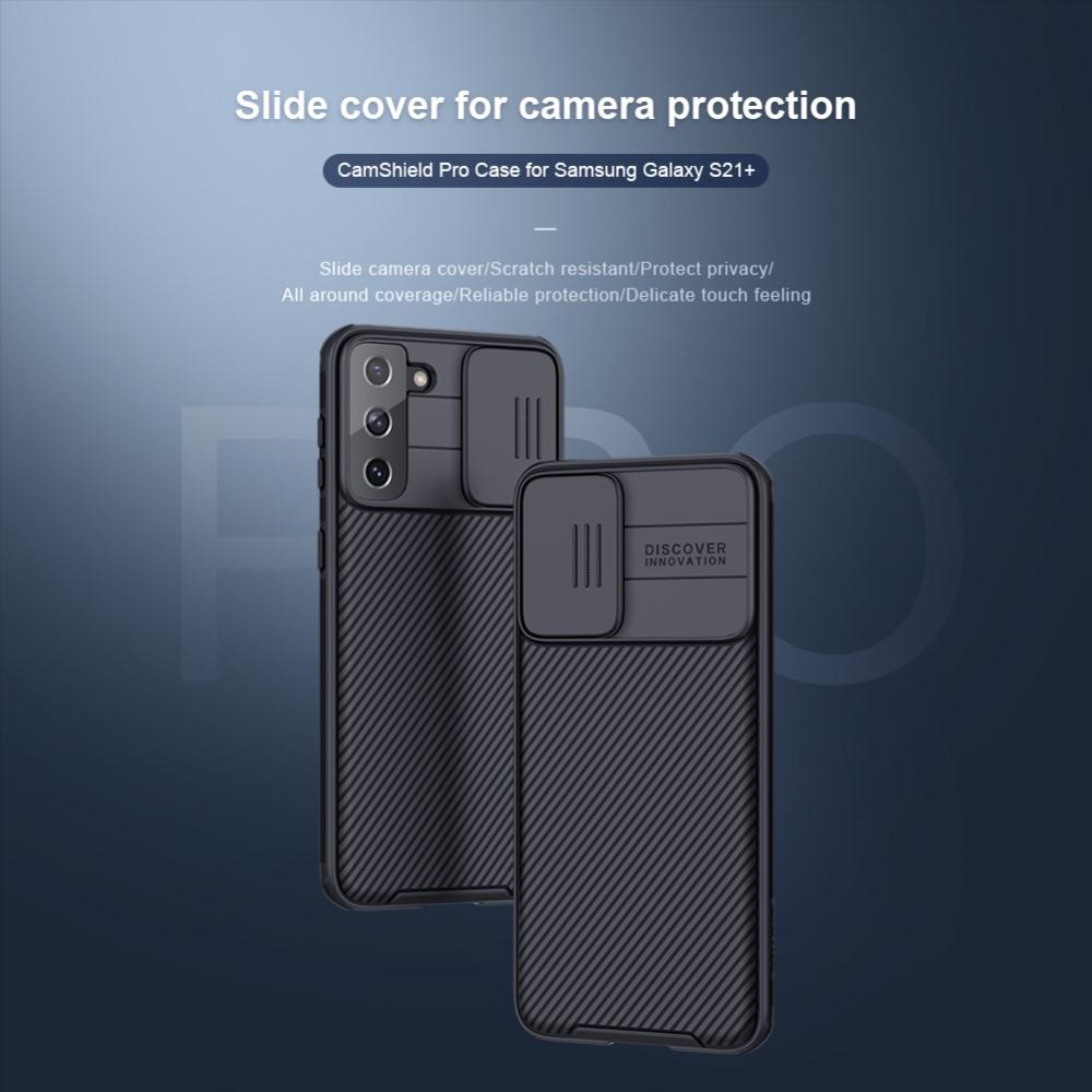 Coque CamShield Samsung Galaxy S21 Plus, Noir