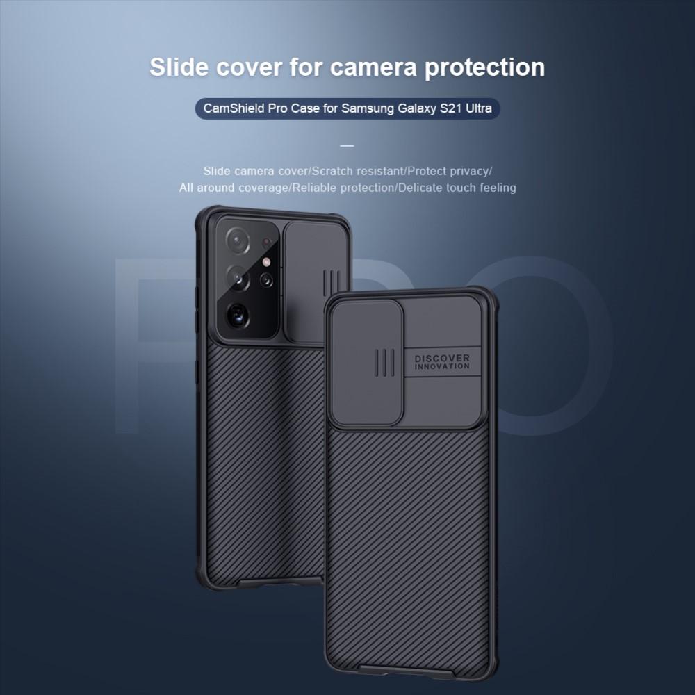 Coque CamShield Samsung Galaxy S21 Ultra, Noir