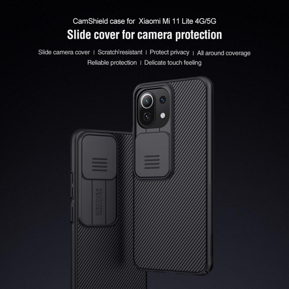 Coque CamShield Xiaomi Mi 11 Lite 5G, Noir