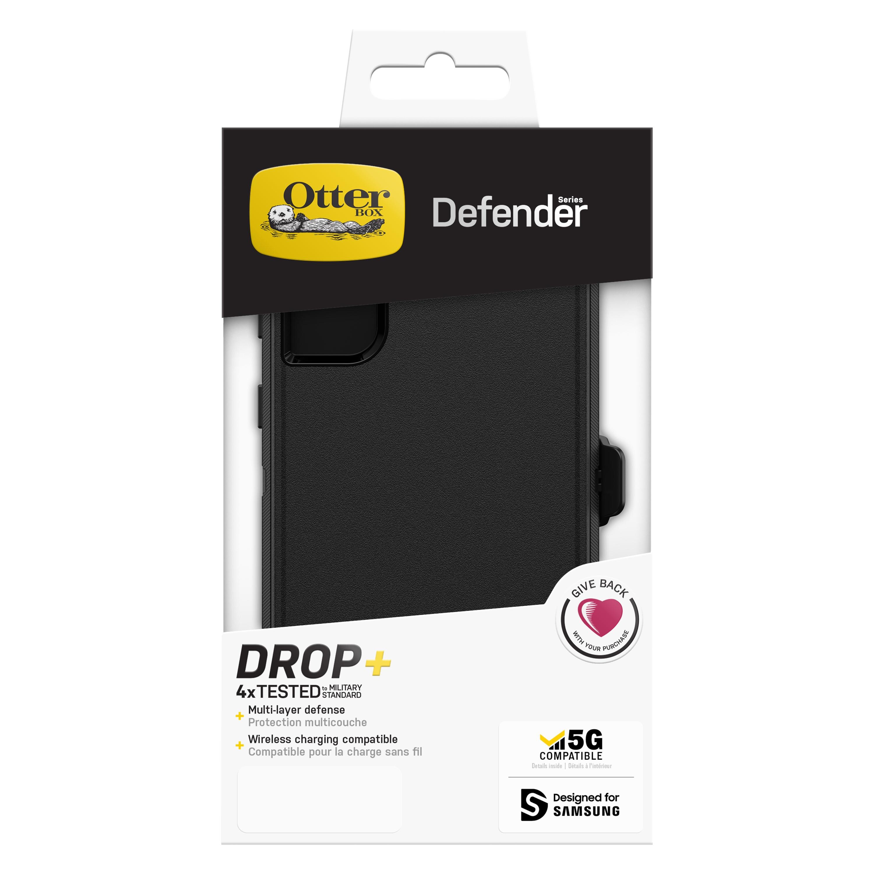 Coque Defender Samsung Galaxy S21 Plus, Noir
