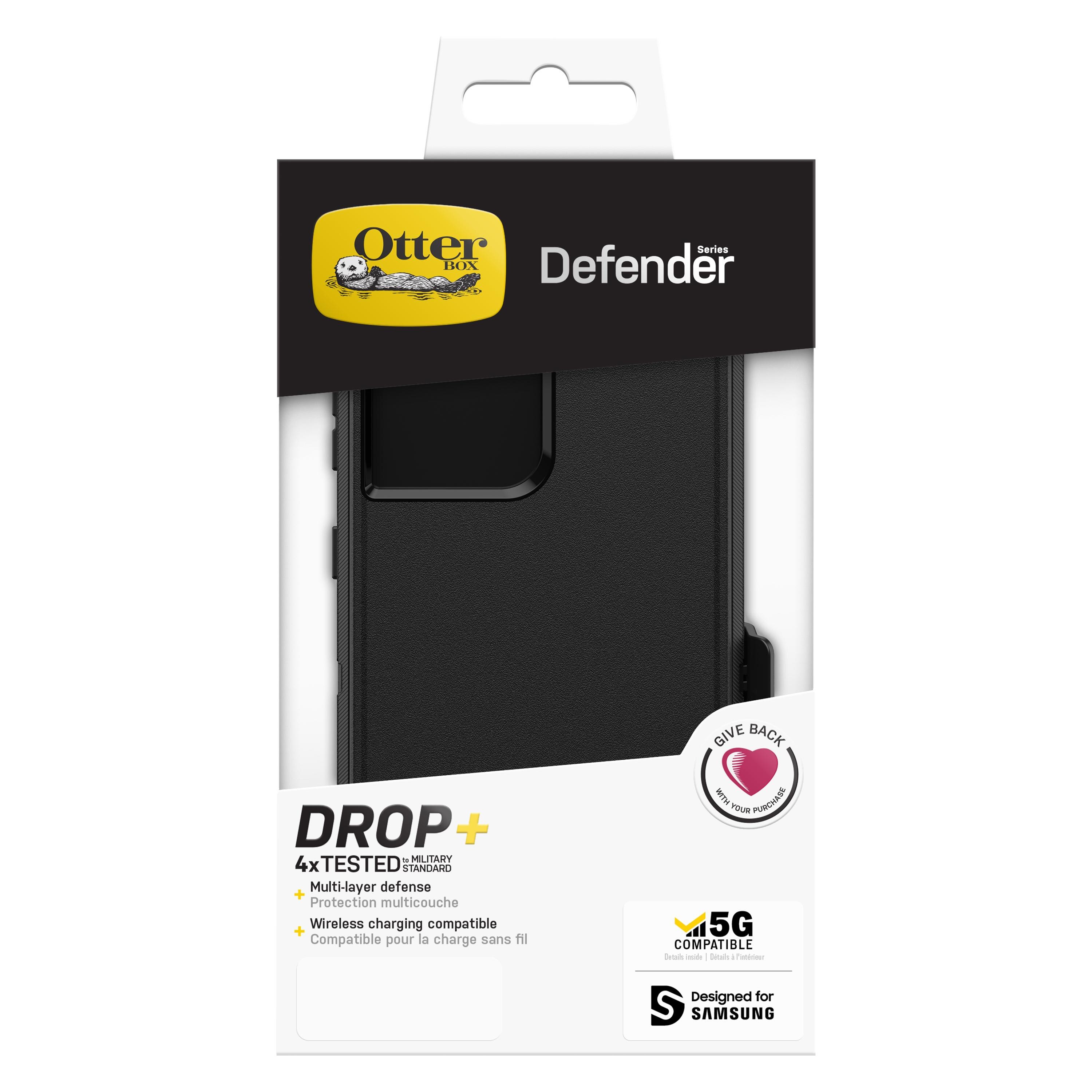 Coque Defender Samsung Galaxy S21 Ultra, Noir
