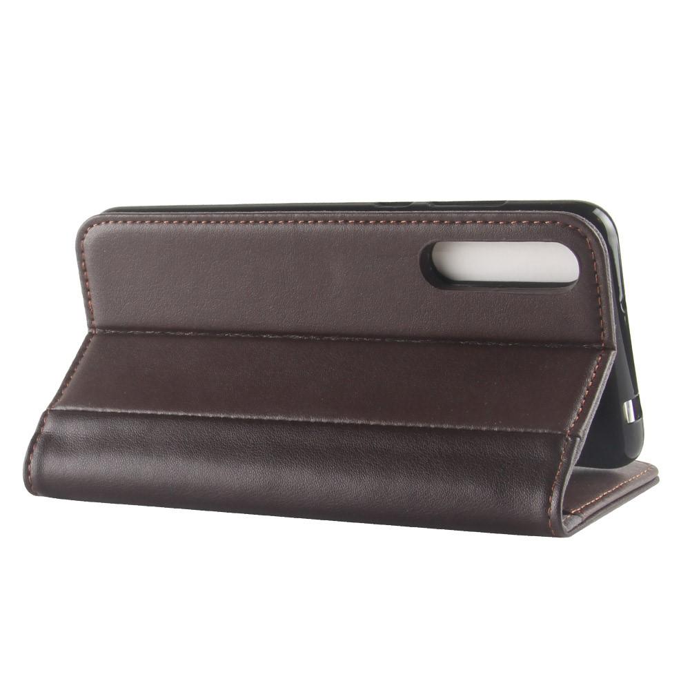 Étui en cuir veritable Huawei P20 Pro, Marron