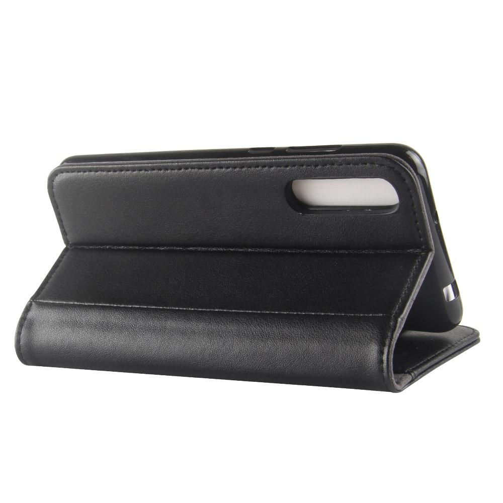Étui en cuir veritable Huawei P20 Pro, Noir