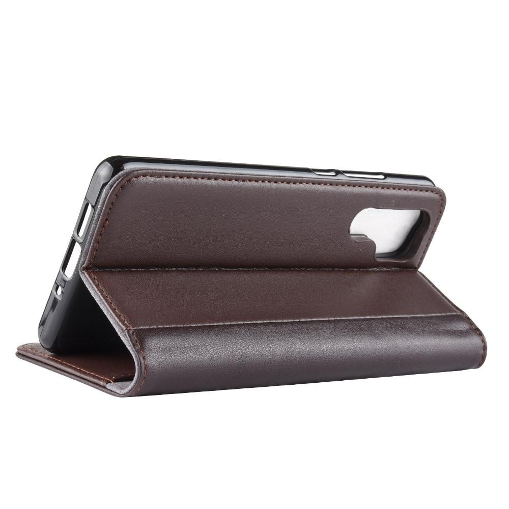 Étui en cuir veritable Huawei P30 Pro, Marron