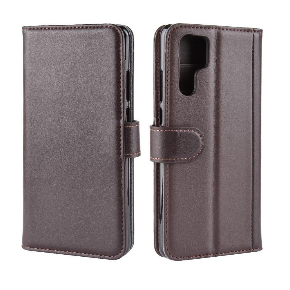 Étui en cuir veritable Huawei P30 Pro, Marron