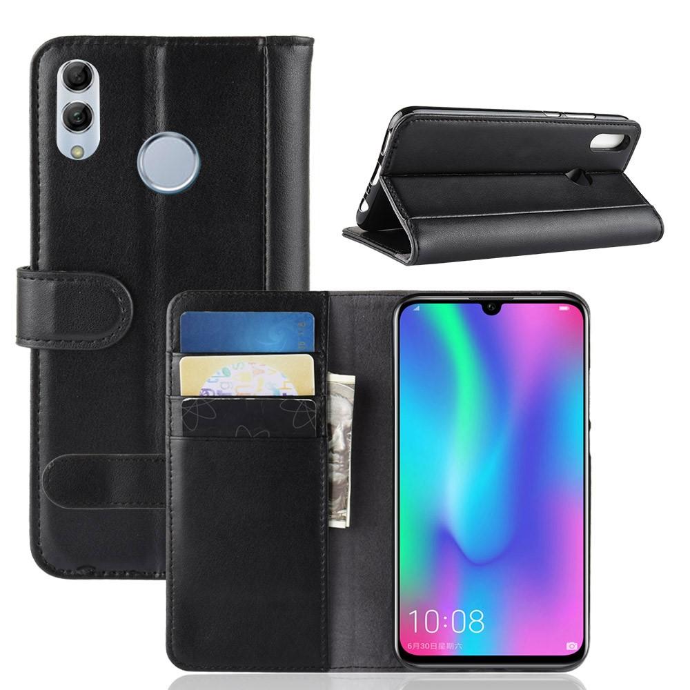 Étui en cuir veritable Huawei P Smart 2019, Noir
