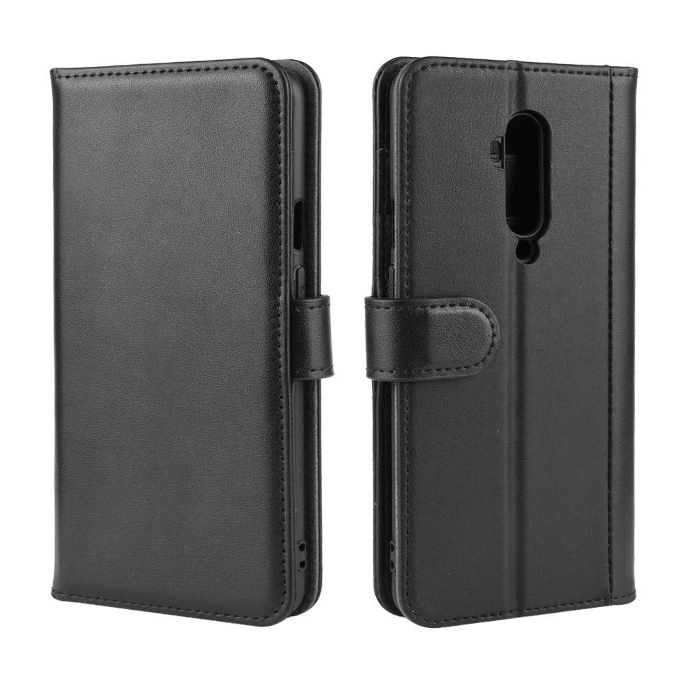 Étui en cuir veritable  OnePlus 7T Pro, Noir
