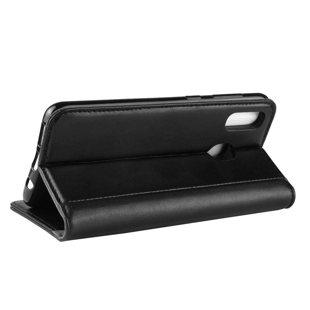 Étui en cuir veritable Samsung Galaxy A20e, Noir