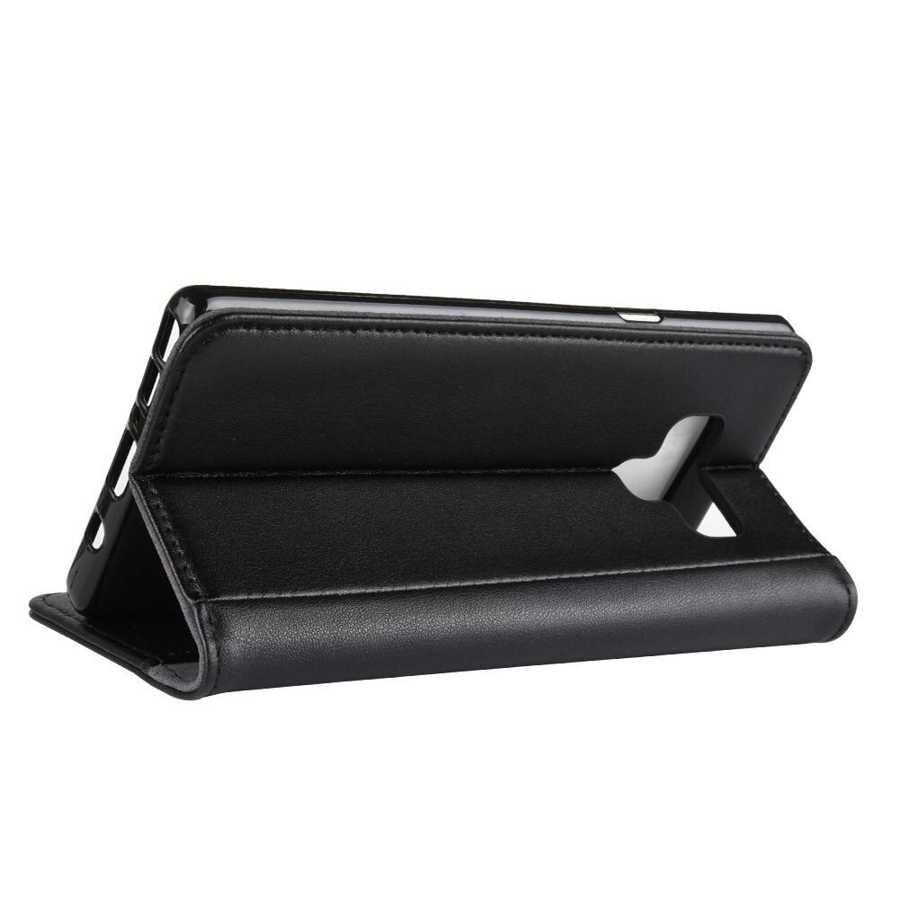 Étui en cuir veritable Samsung Galaxy Note 9, Noir