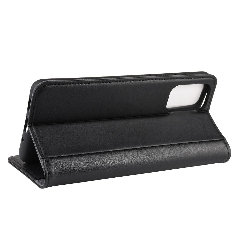 Étui en cuir veritable Samsung Galaxy S20 Plus, Noir