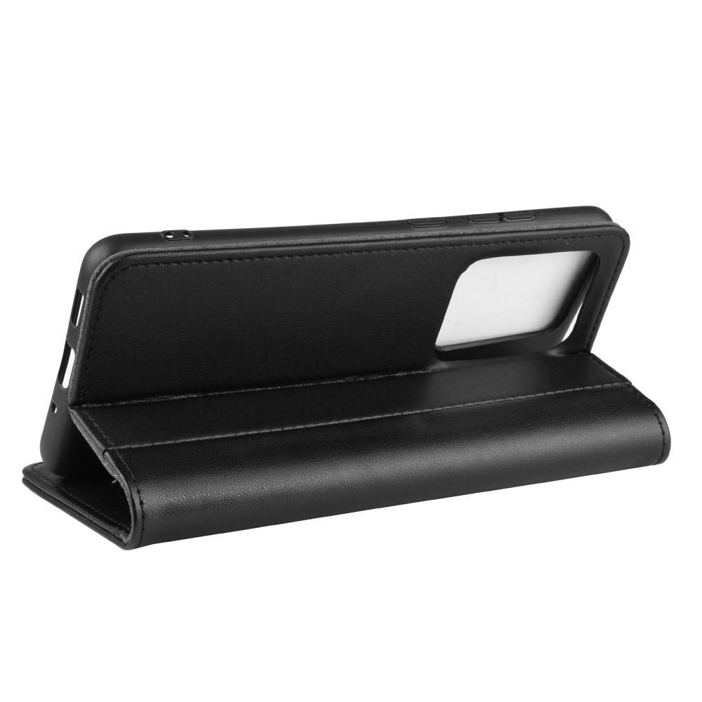 Étui en cuir veritable Samsung Galaxy S20 Ultra, Noir