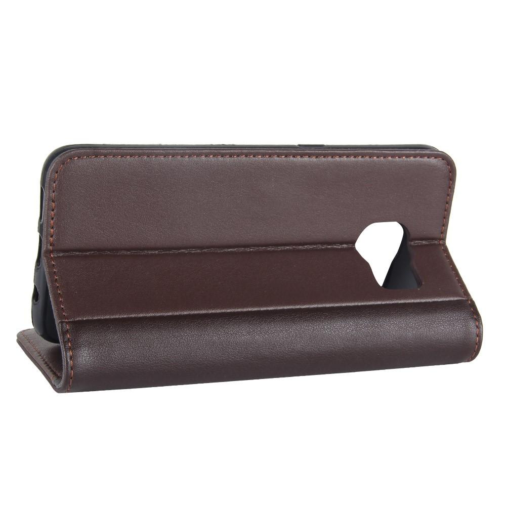 Étui en cuir veritable Samsung Galaxy S7, Marron