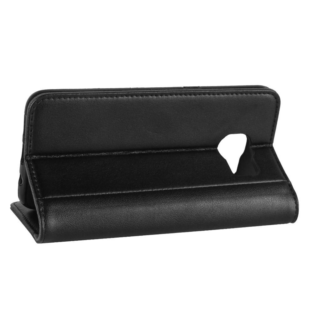 Étui en cuir veritable Samsung Galaxy S7, Noir
