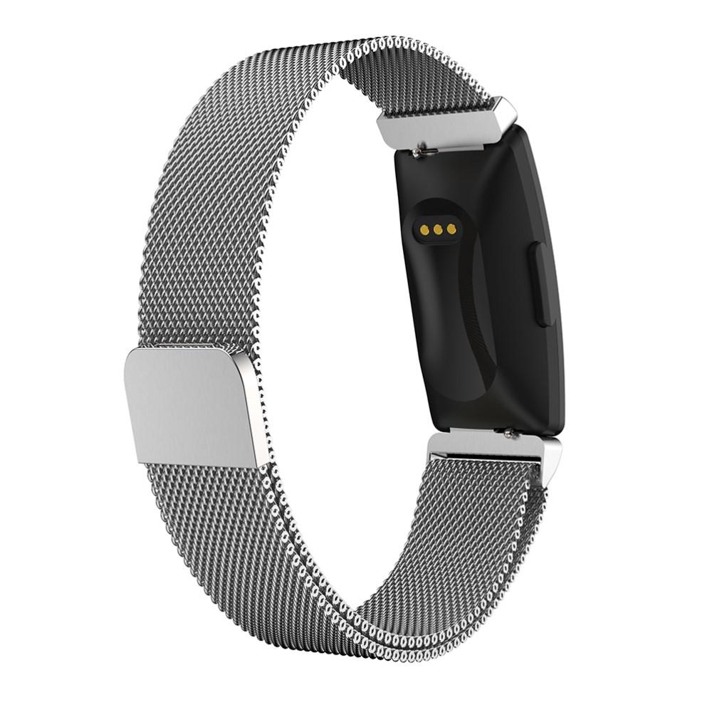 Bracelet milanais pour Fitbit Inspire/Inspire 2, argent