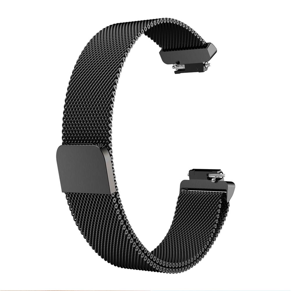 Bracelet milanais pour Fitbit Inspire/Inspire 2, noir