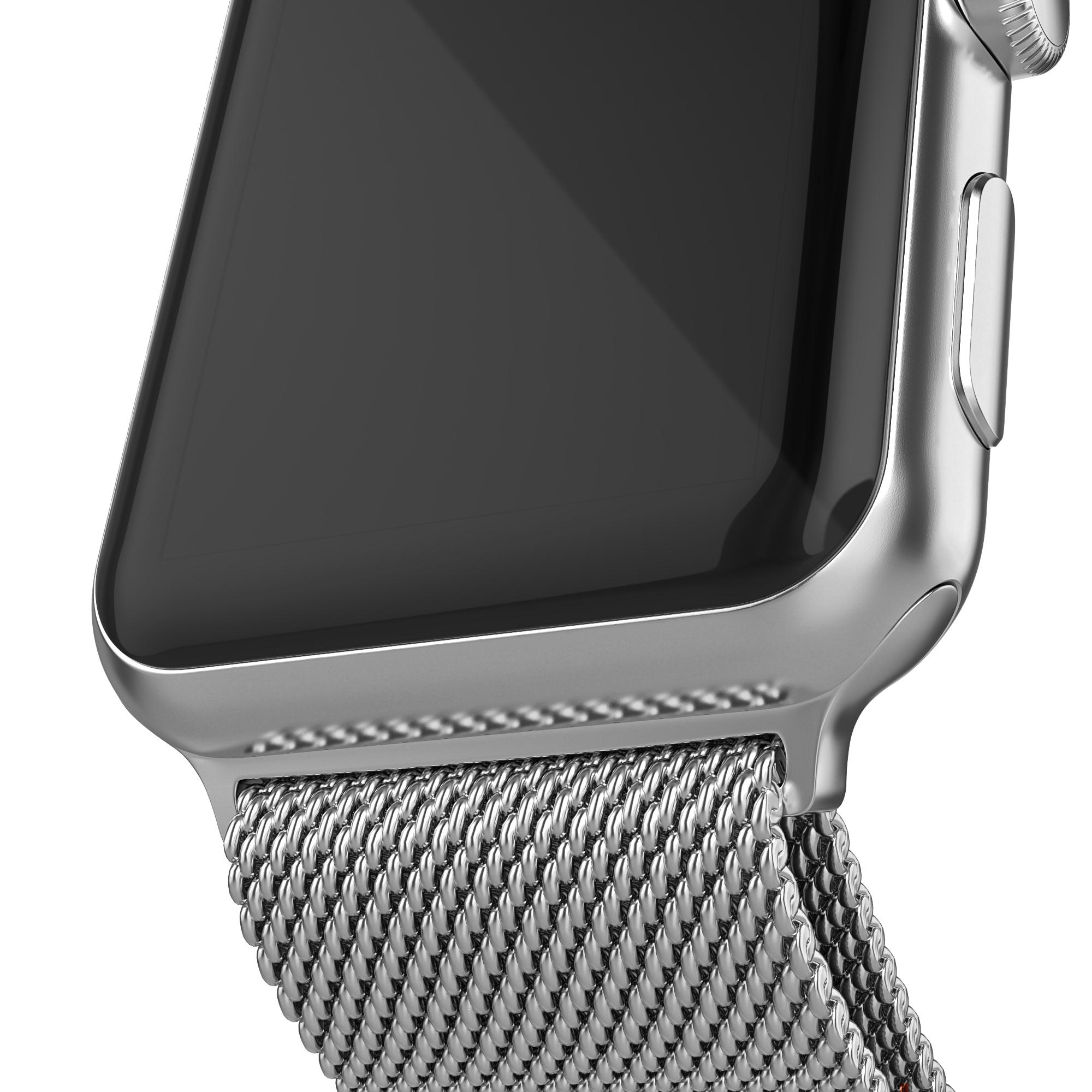 Bracelet milanais pour Apple Watch Ultra 2 49mm, argent