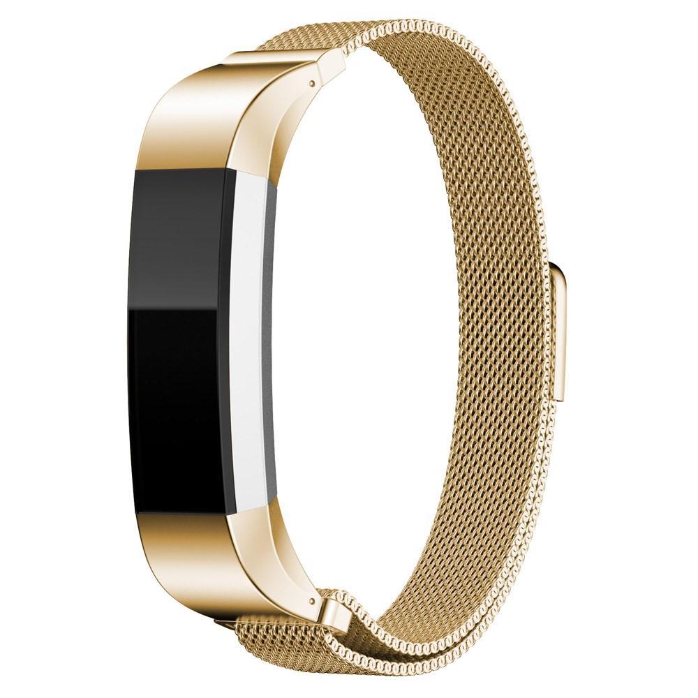 Bracelet milanais pour Fitbit Alta/Alta HR, or