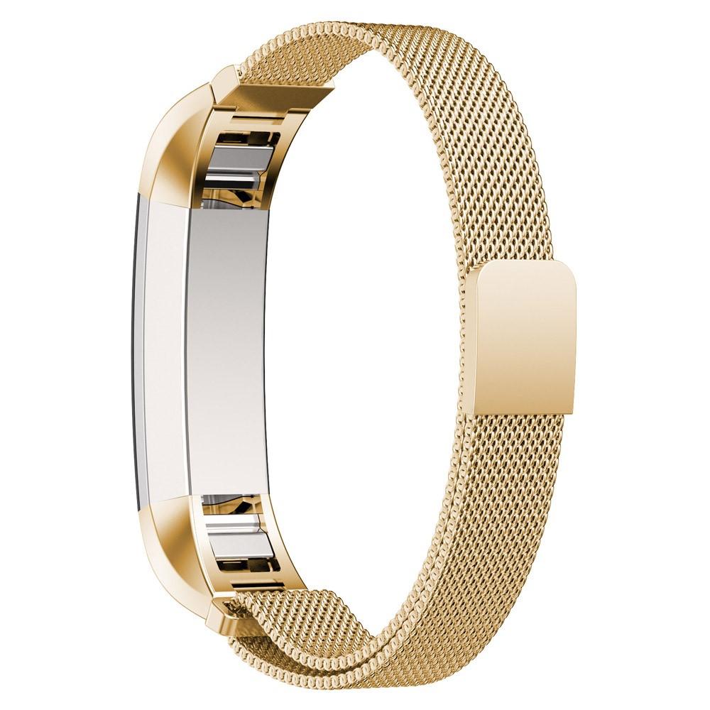 Bracelet milanais pour Fitbit Alta/Alta HR, or