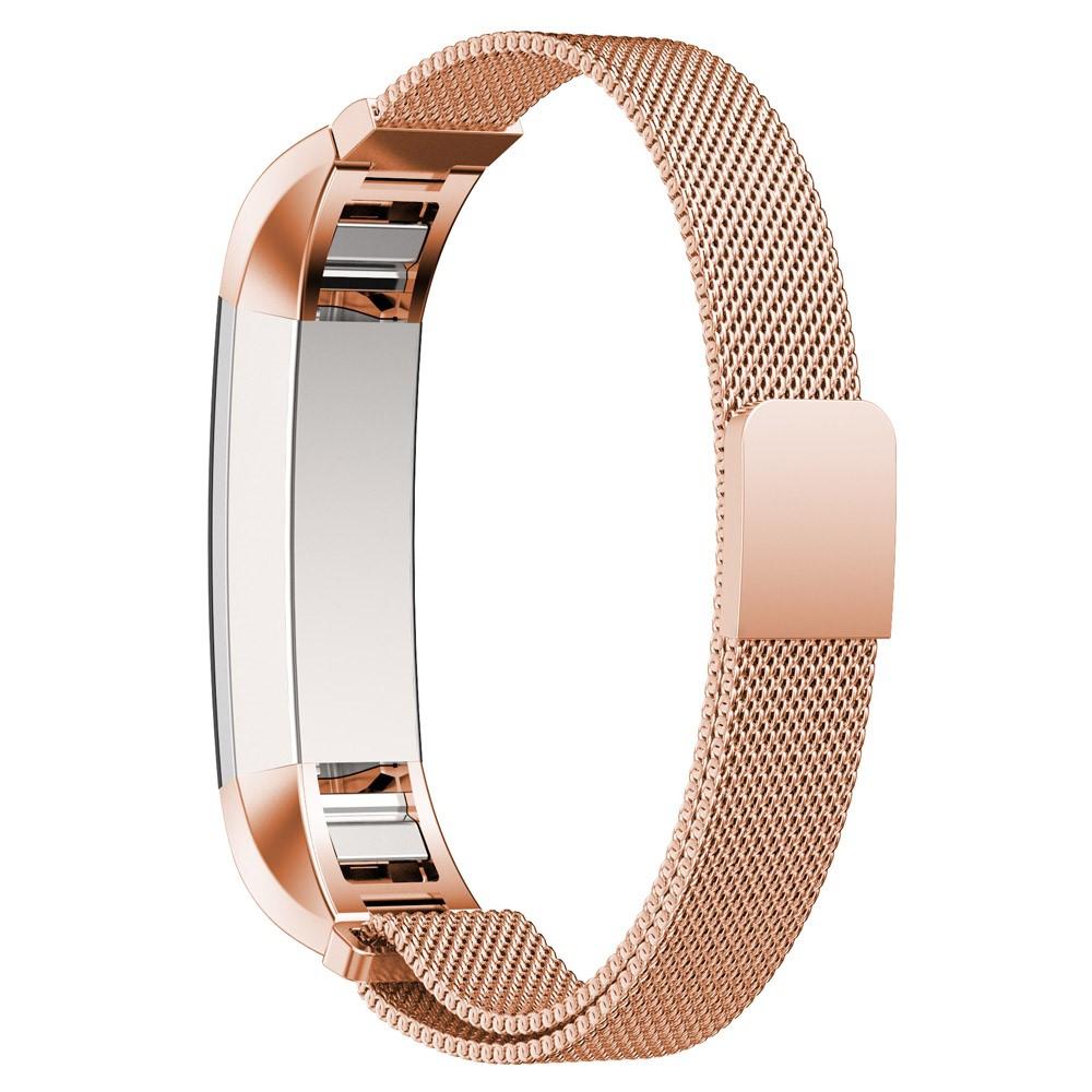 Bracelet milanais pour Fitbit Alta/Alta HR, or rose