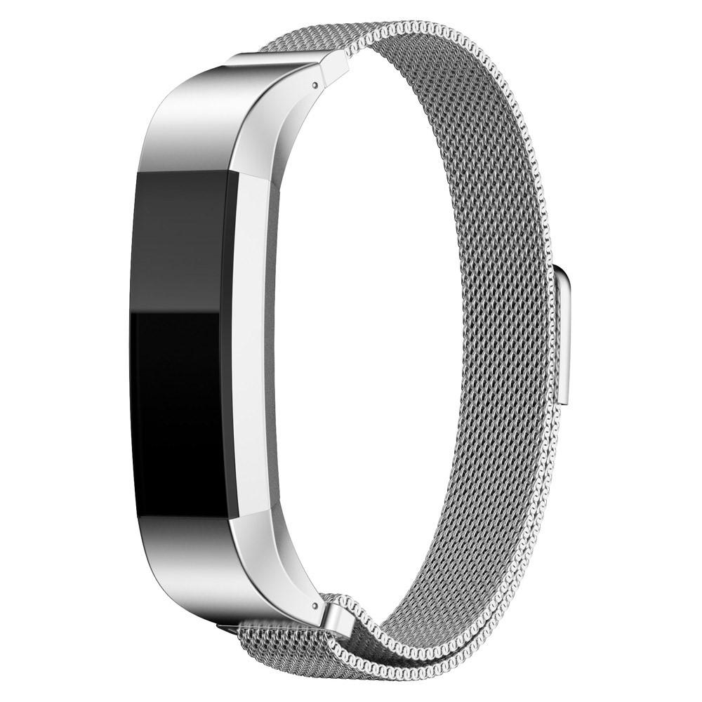 Bracelet milanais pour Fitbit Alta HR/Alta, Argent