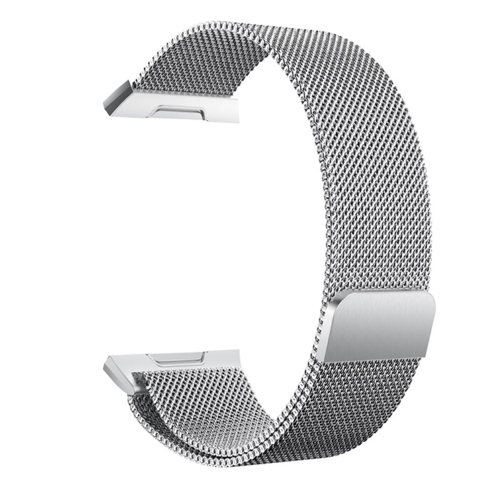 Bracelet milanais pour Fitbit Ionic, argent