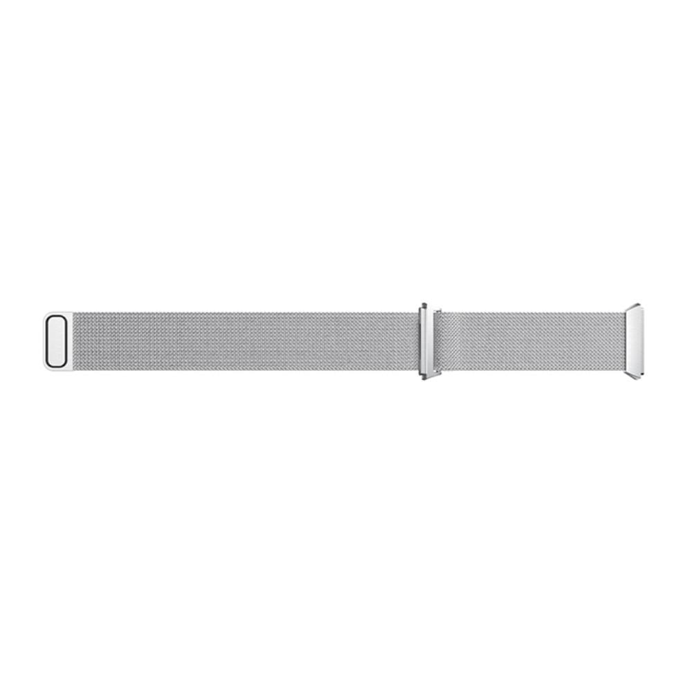 Bracelet milanais pour Fitbit Ionic, argent