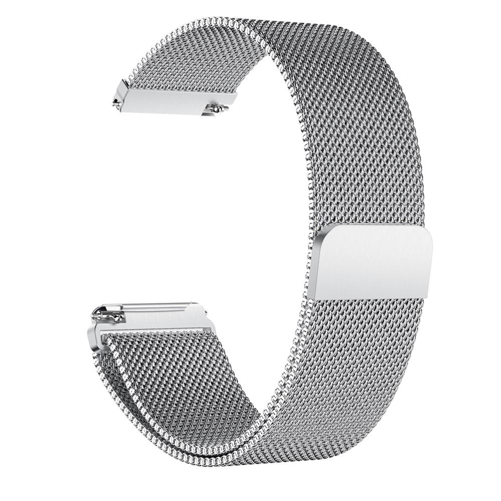 Bracelet milanais pour Fitbit Versa/Versa 2, argent