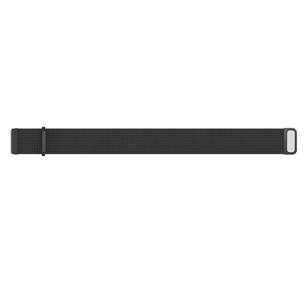 Bracelet milanais pour Fitbit Versa/Versa 2, Noir