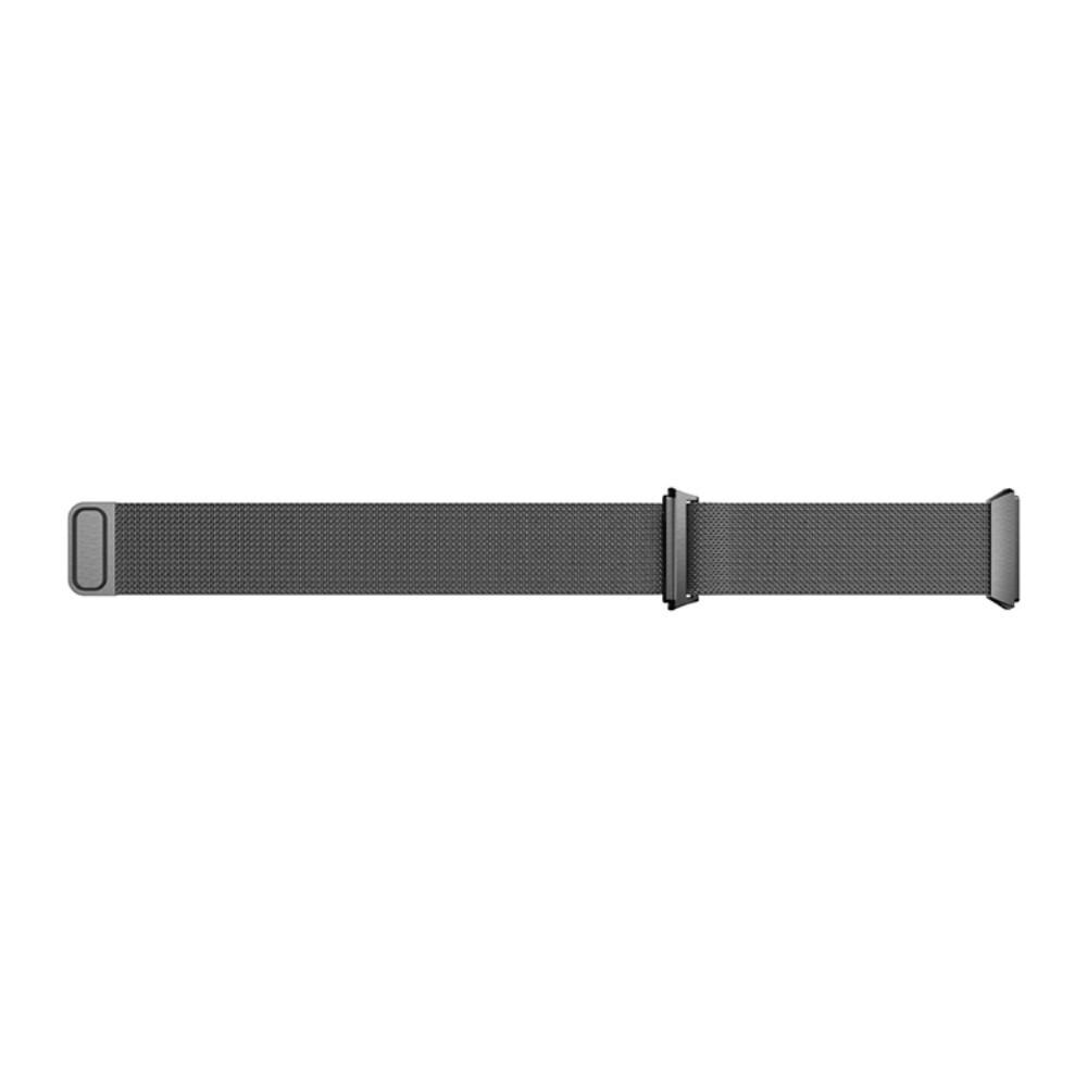 Bracelet milanais pour Fitbit Ionic, noir