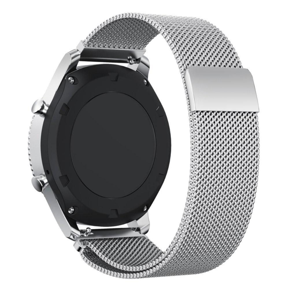 Bracelet milanais pour Samsung Gear S3 Frontier/S3 Classic, argent