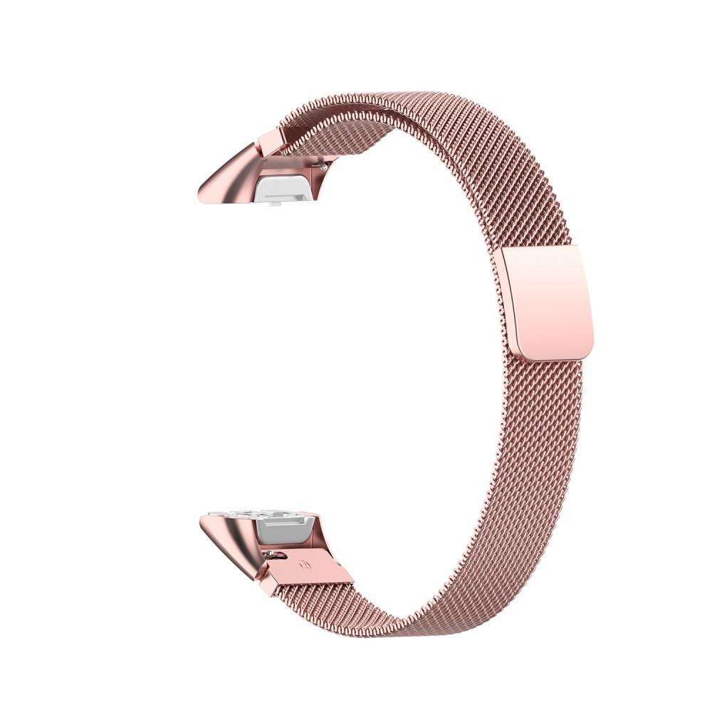 Bracelet milanais pour Samsung Galaxy Fit, rose doré