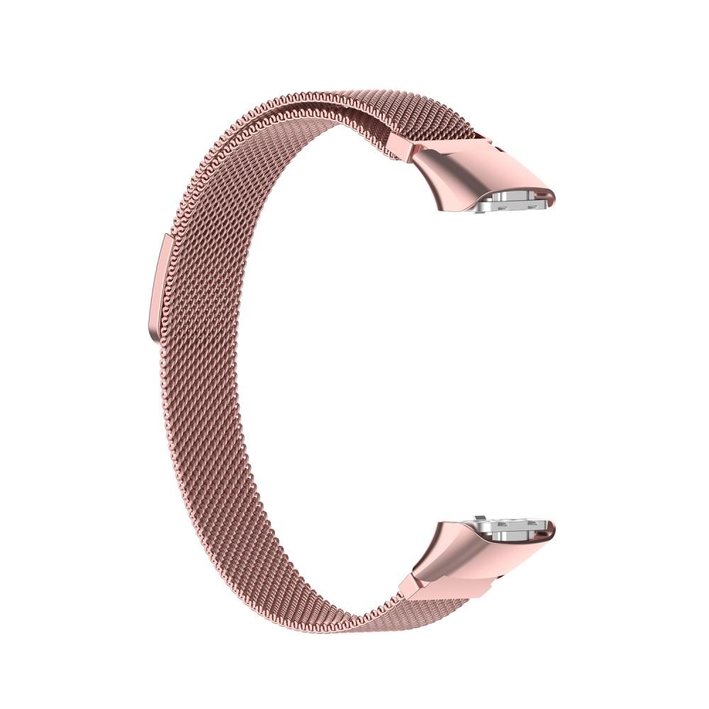 Bracelet milanais pour Samsung Galaxy Fit, rose doré