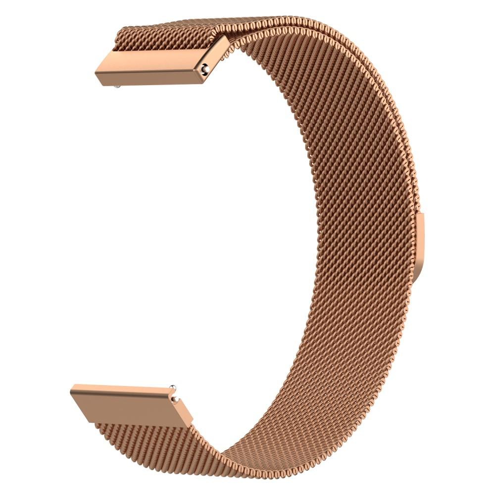Bracelet milanais pour Samsung Galaxy Watch 42mm, Or rose