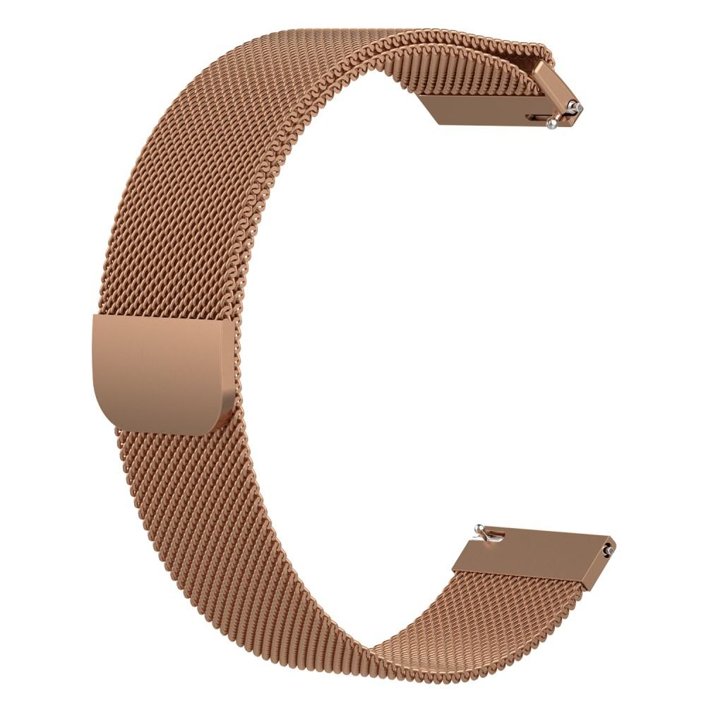 Bracelet milanais pour Samsung Galaxy Watch 42mm, or rose