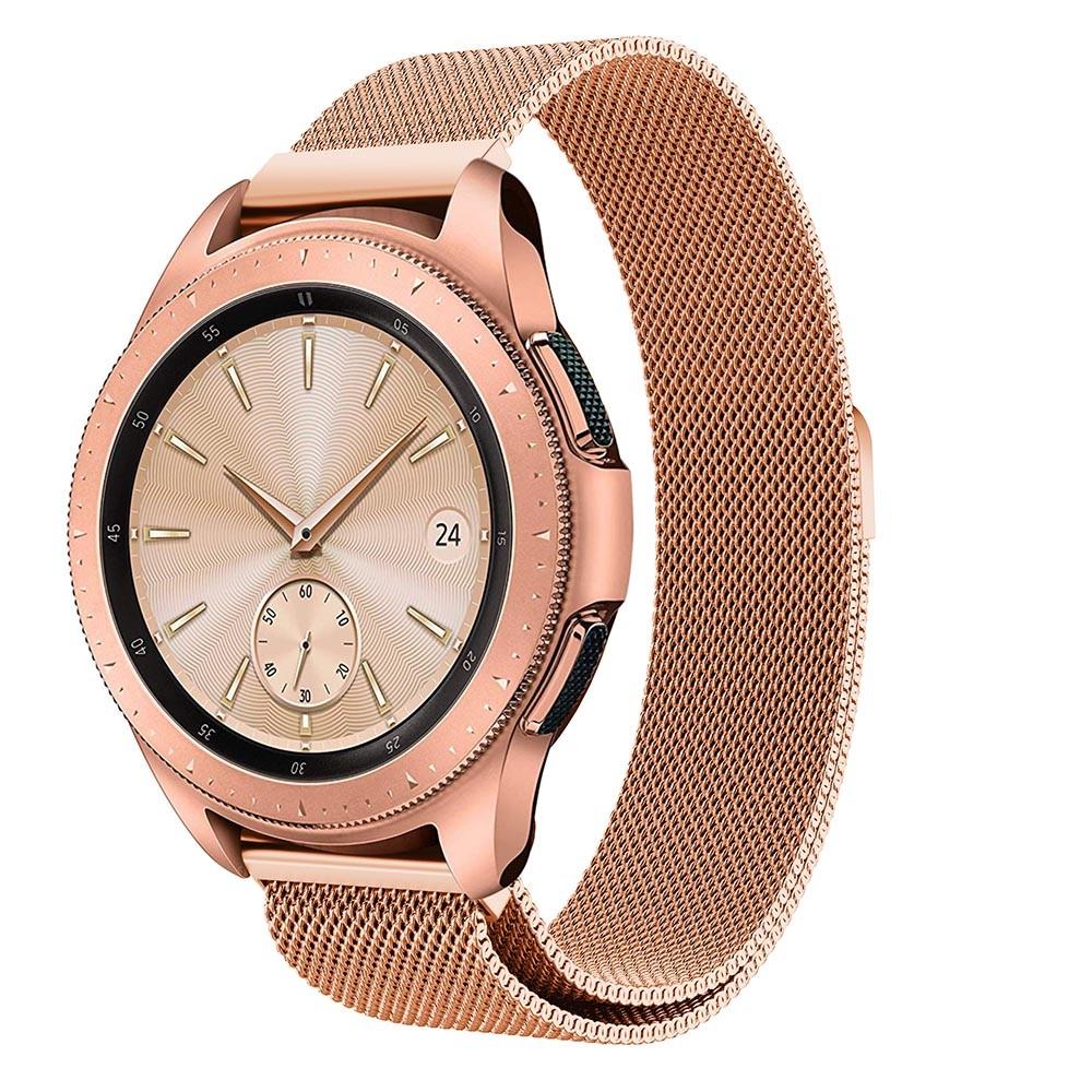 Bracelet milanais pour Samsung Galaxy Watch 42mm, or rose