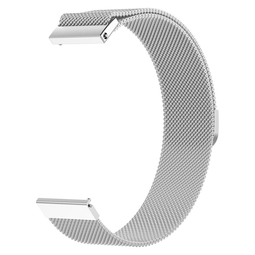 Bracelet milanais pour Samsung Galaxy Watch 42mm, argent