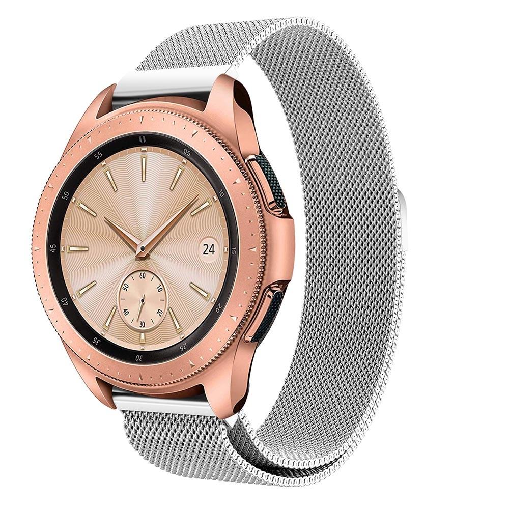 Bracelet milanais pour Samsung Galaxy Watch 42mm, Argent